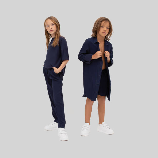 Blue set Silk Touch Kids Oversize